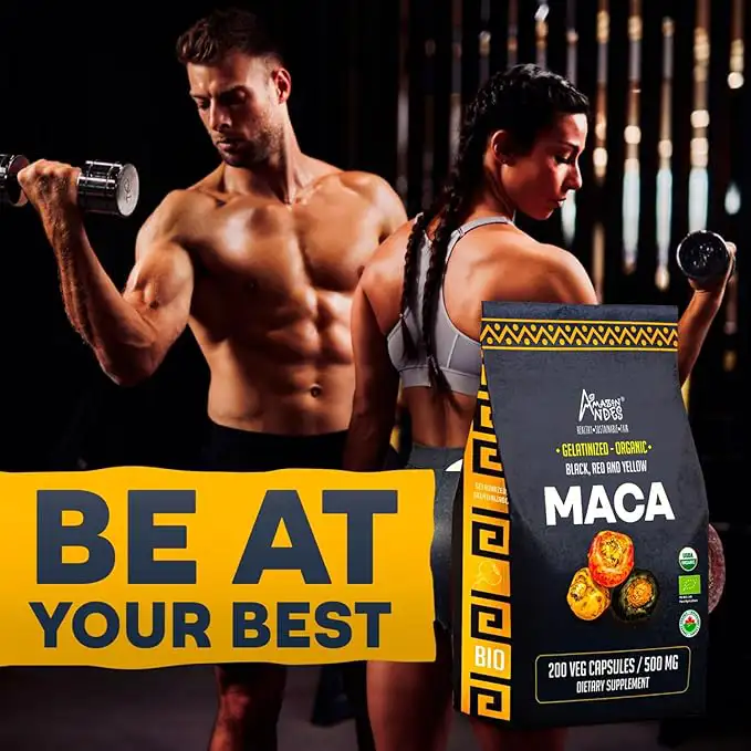 Triple maca en cápsulas | Negra, roja y amarilla | 100 de 1.500 mg — imagen 5