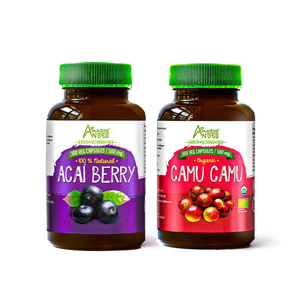 Pack Antioxidantes | Açaí + camu camu en cápsulas