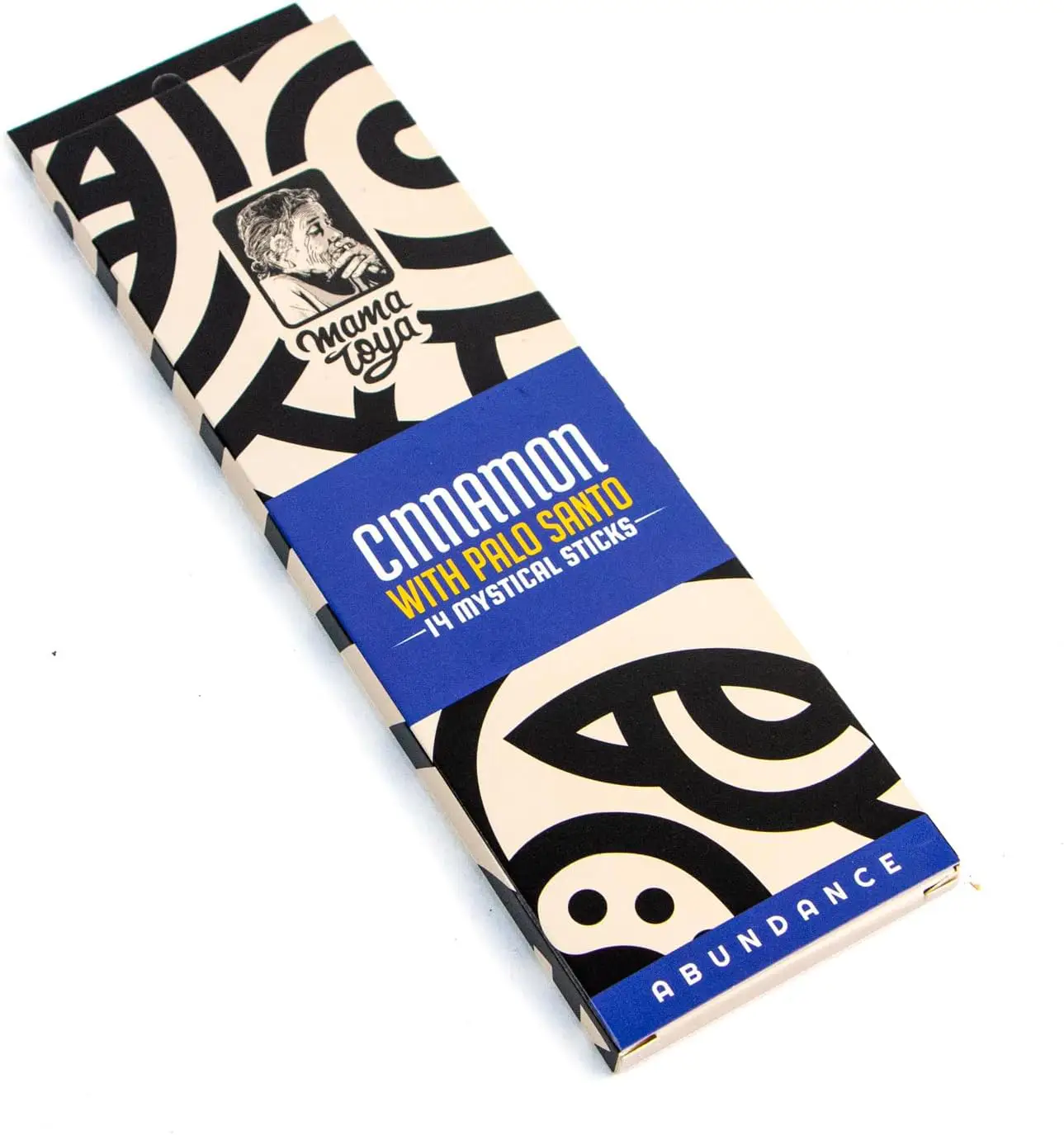 Cinnamon & Palo Santo Incense Sticks | Sweet Energizing Aromatic | 14 Mystical Sticks Handcrafted Peru