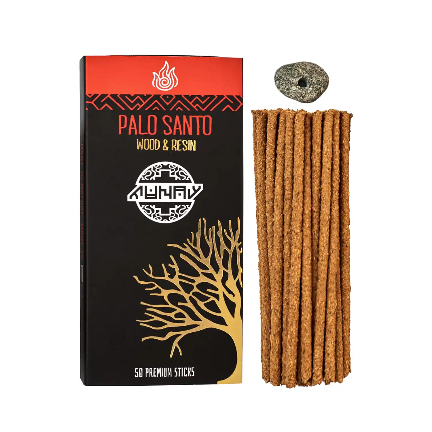Palo Santo Incense Sticks | Natural Energy Cleanser | 50 Sticks 100% Sustainable Peru